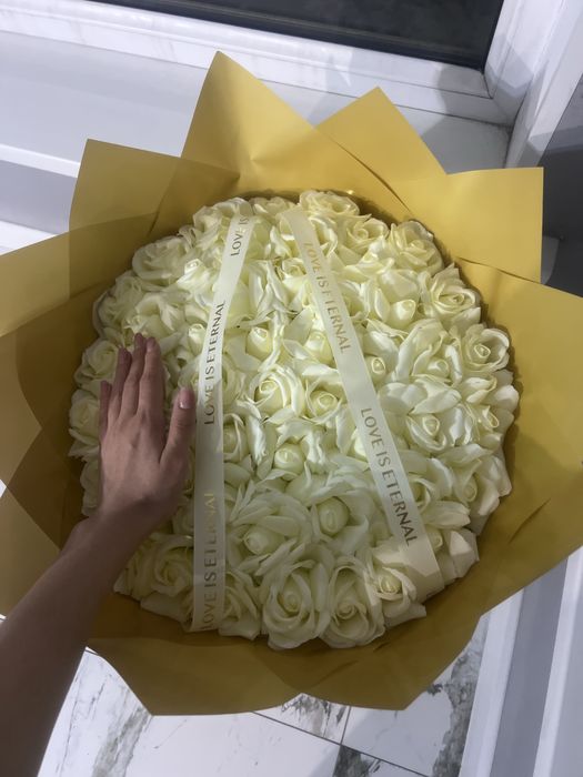 Цветы букеты мыльные розы