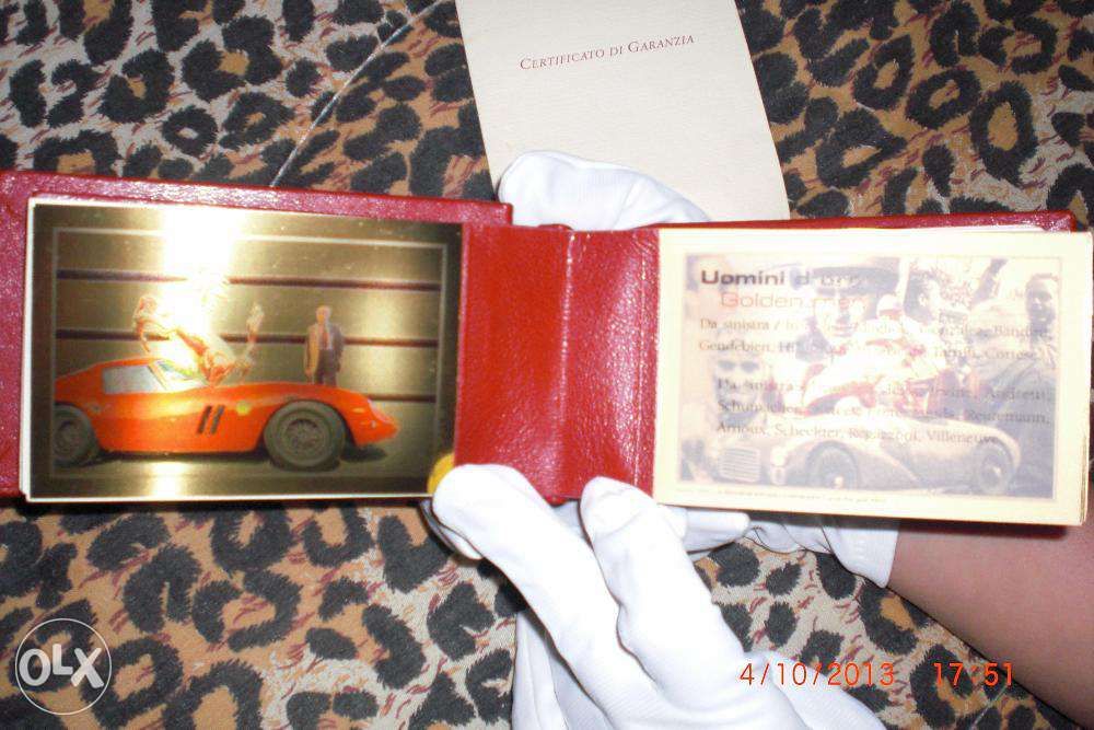 FERRARI cu Paginile in Foite de AUR de 24 K, Ocazieeeeeeeeeeee-rara