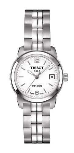 Швейцарски дамски часовник Tissot PR 100 Sapphire Crystal