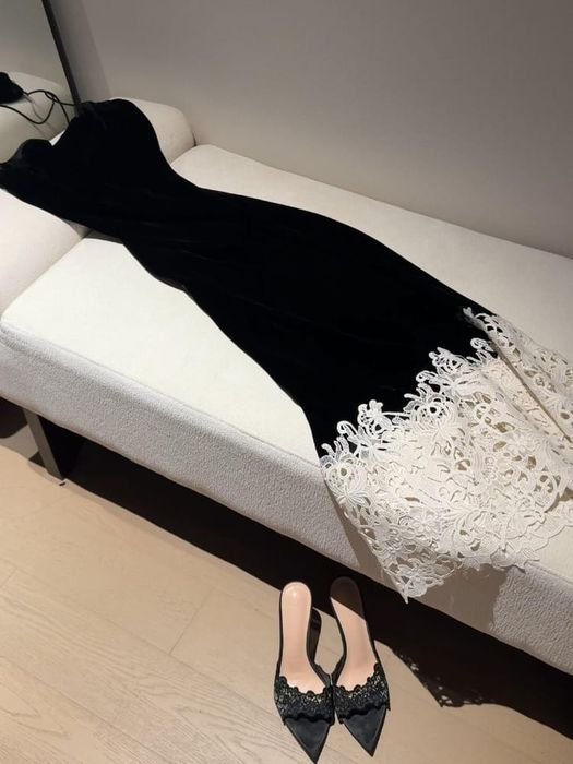 Черное новое платье