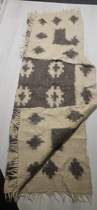 Cergă/ pătură  din lână naturală