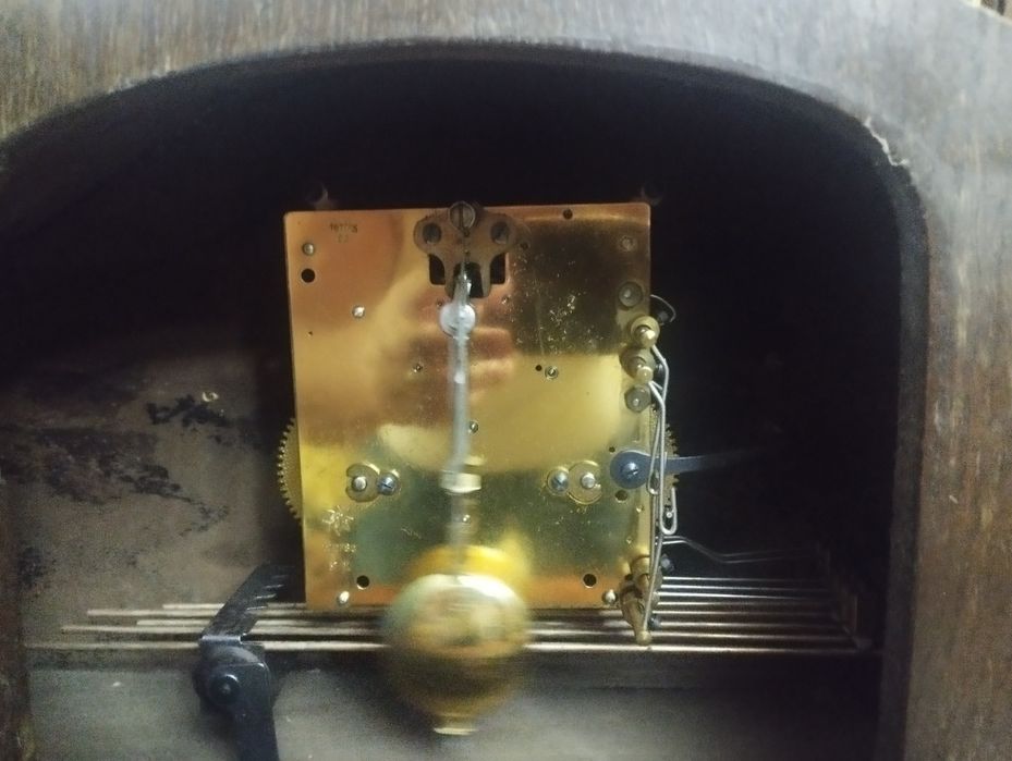 Ceas pendula de semineu Junghans 1937 cu pendul