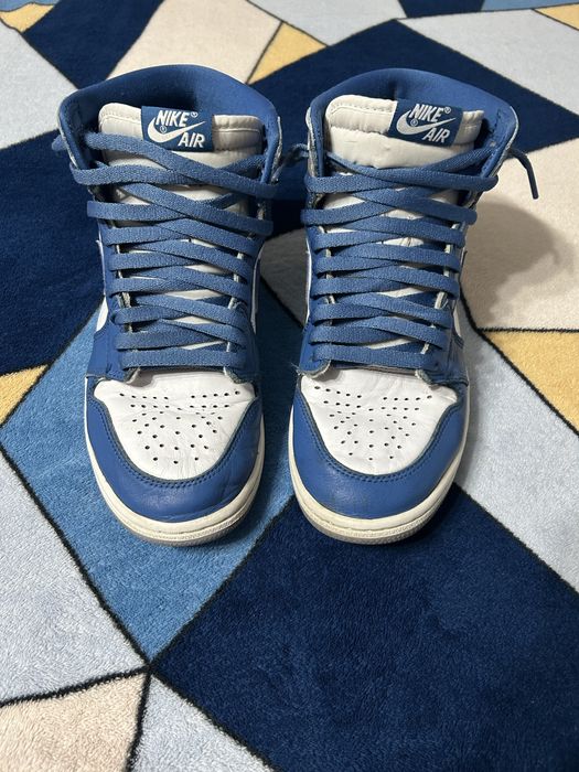 Vând Jordan 1 high og true blue.