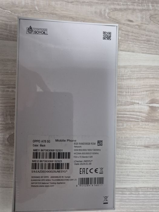 Продам новый смартфон Oppo A78, 256