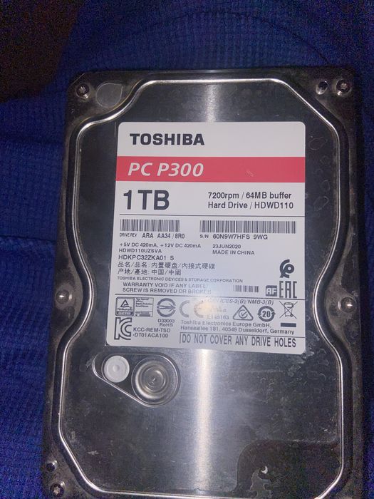 Жесткий диск на 1 Тб