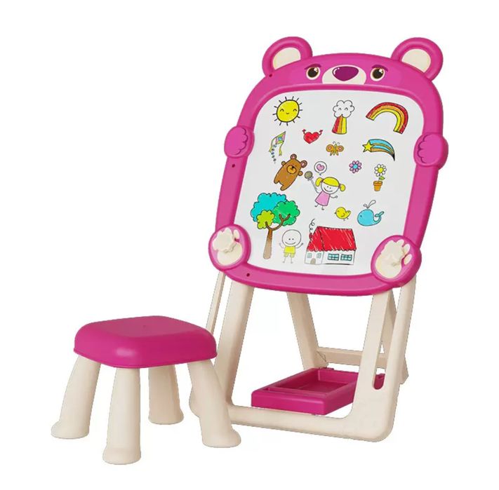 Доска мольберт+ стулья для рисования для детей