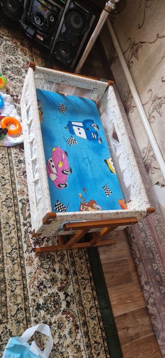 Манеж с люлькой !