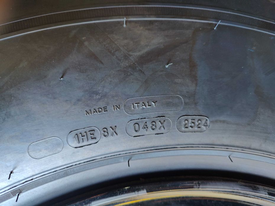 1 Нова джанта 10.00V-20 с гума 365/85R20 Michelin X Force ZL 164K DOT2524 M+S POR RADIAL TL TT