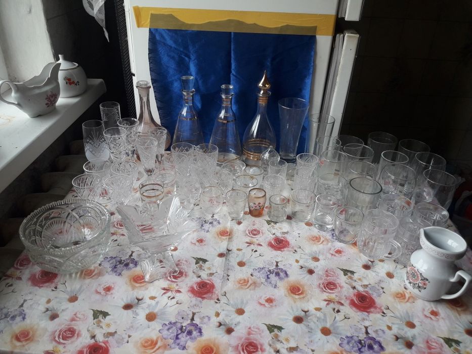 Графины советские.рюмки,стаканы.