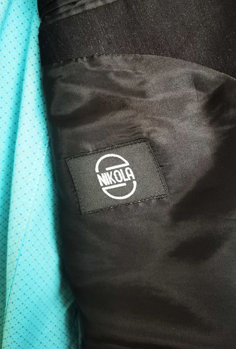 Мъжки костюм черен сако и панталон