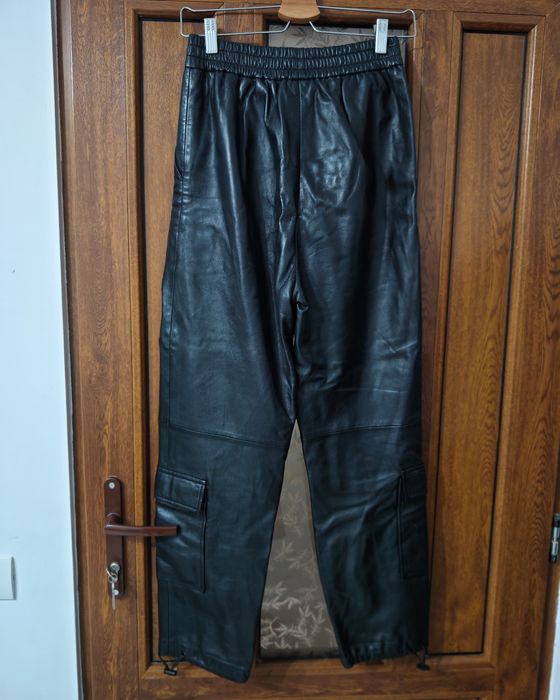 Pantaloni din piele naturală Léger – mărimea S | stil urban-lux, state