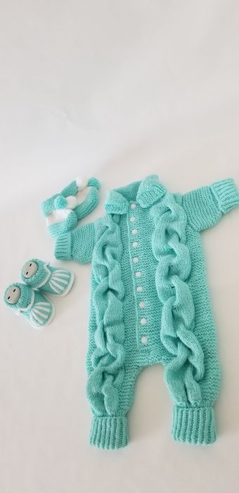 Бирюзовый комбинезон