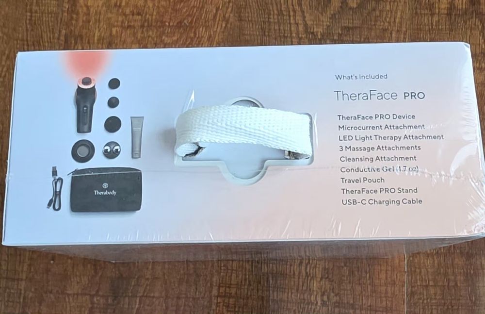 Therabody TheraFace PRO – Dispozitiv premium de îngrijire facială 6 în 1, NOU, sigilat