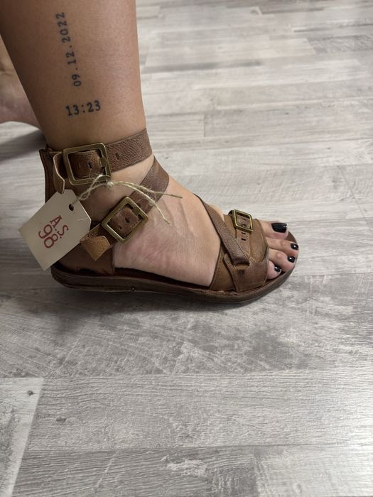 Sandale piele dama , AS Polo, marime 37