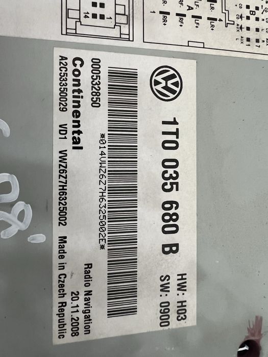 Мултимедия VW Passat 2008 Тъчскрийн