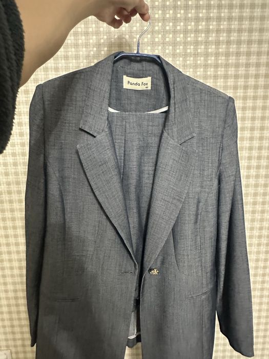 Костюм двойка темно серый