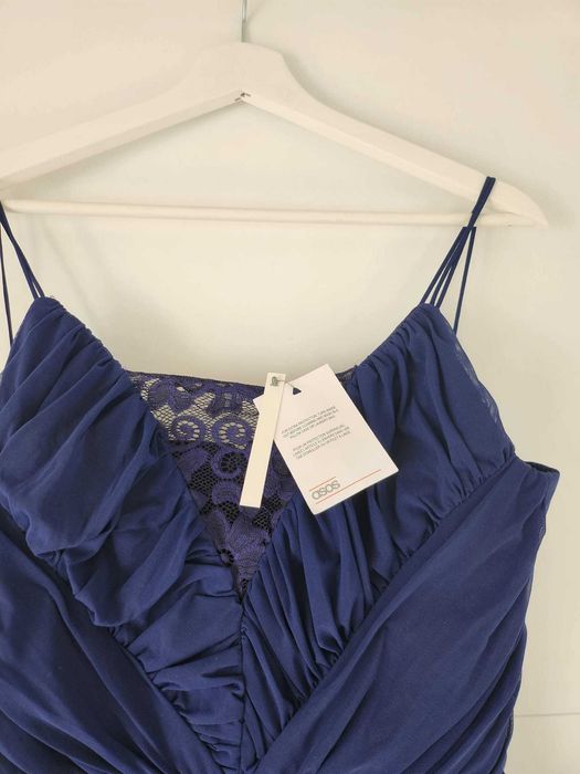 Rochie vară ASOS,  NOUĂ, cu etichetă,  bleumarin
