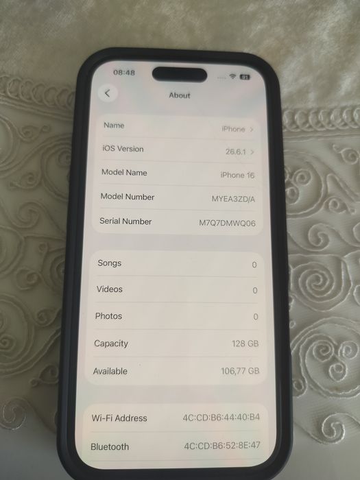 iPhone 16 128GB roz