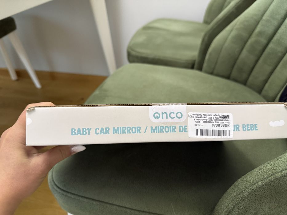 Огледало за наблюдение на бебе в кола – 360° (за задната седалка)