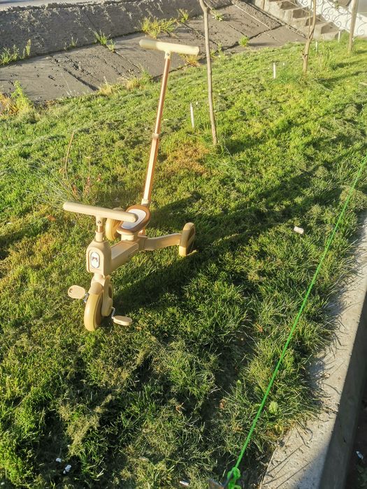 3in1 Детский беговел Велосипед с родительской ручкой