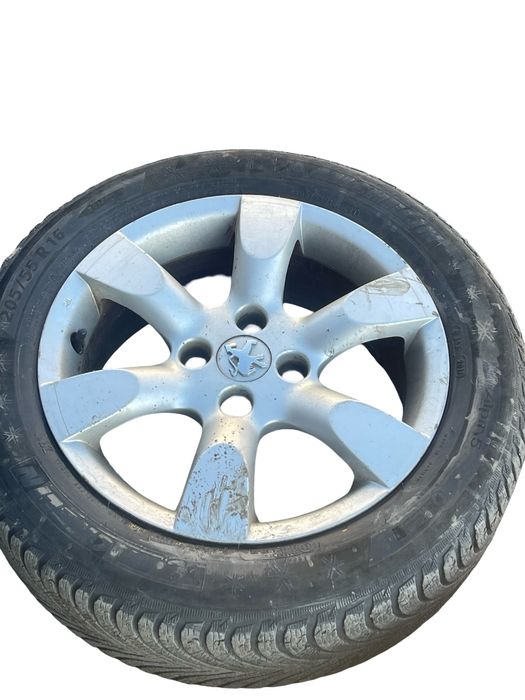 Jante Din Aliaj R16 + Cauciucuri Peugeot 307 3A/C 2000 ->