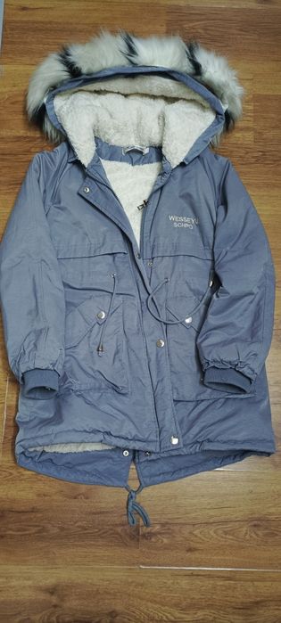 Пуховик зимний подростковый