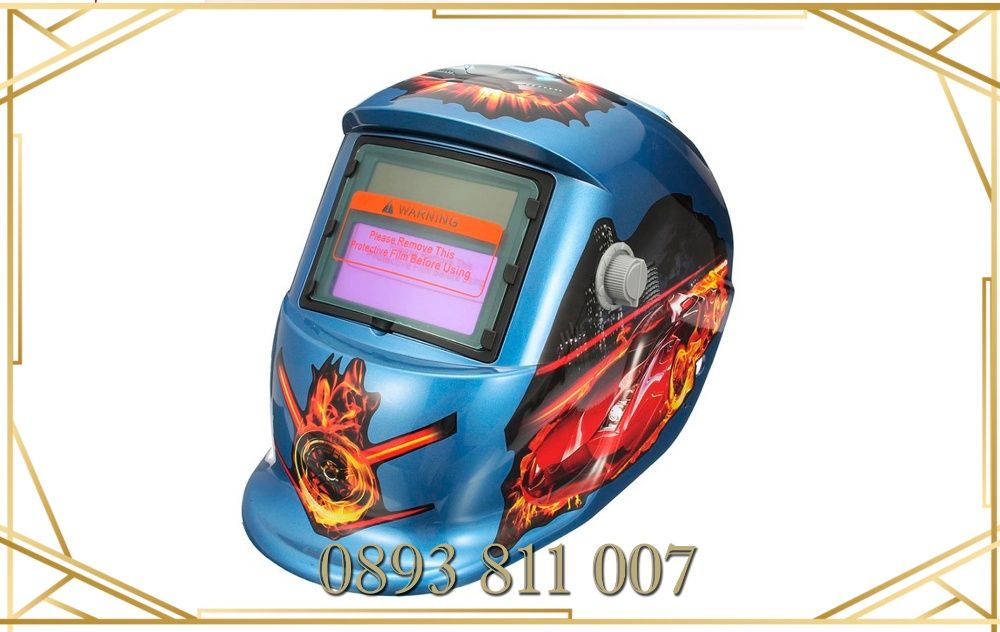 НОВО Заваръчен шлем соларна маска с функции Чисто Нова Високо Качество