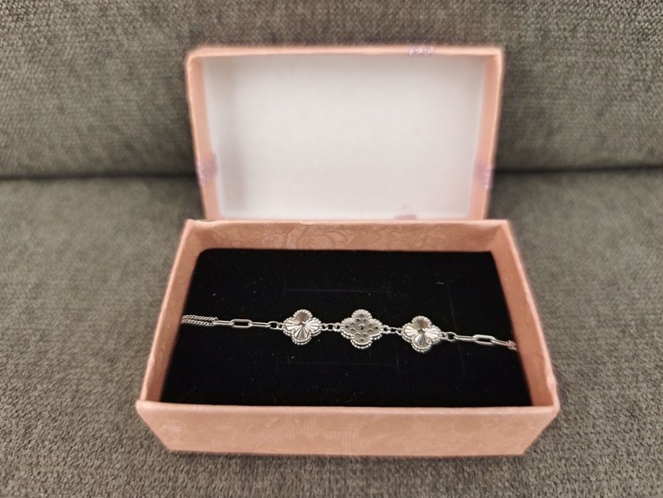 Brățară argint Van Cleef, nouă