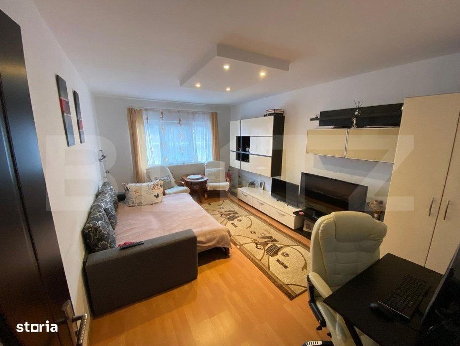 Apartament 3 camere, 55mp, parcare, mobilat si utilat, Baciu, zona pri