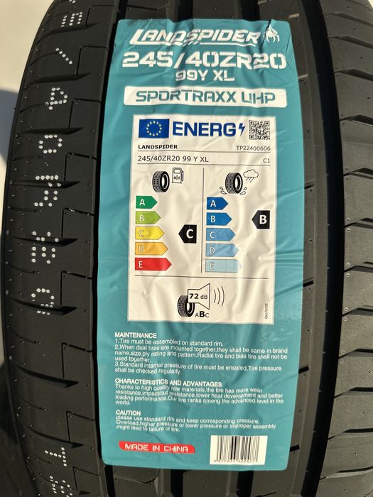 Нови летни гуми LANDSPIDER SPORTRAXX UHP 245/40R20 99Y XL Нов DOT