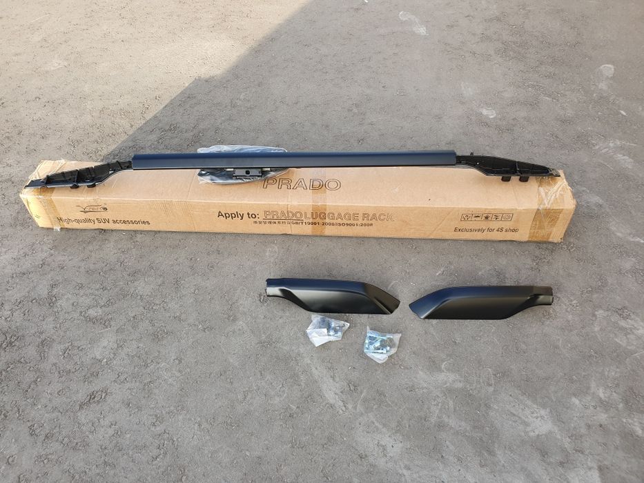 Рейлинги Toyota Land Cruiser Prado 150 чёрные