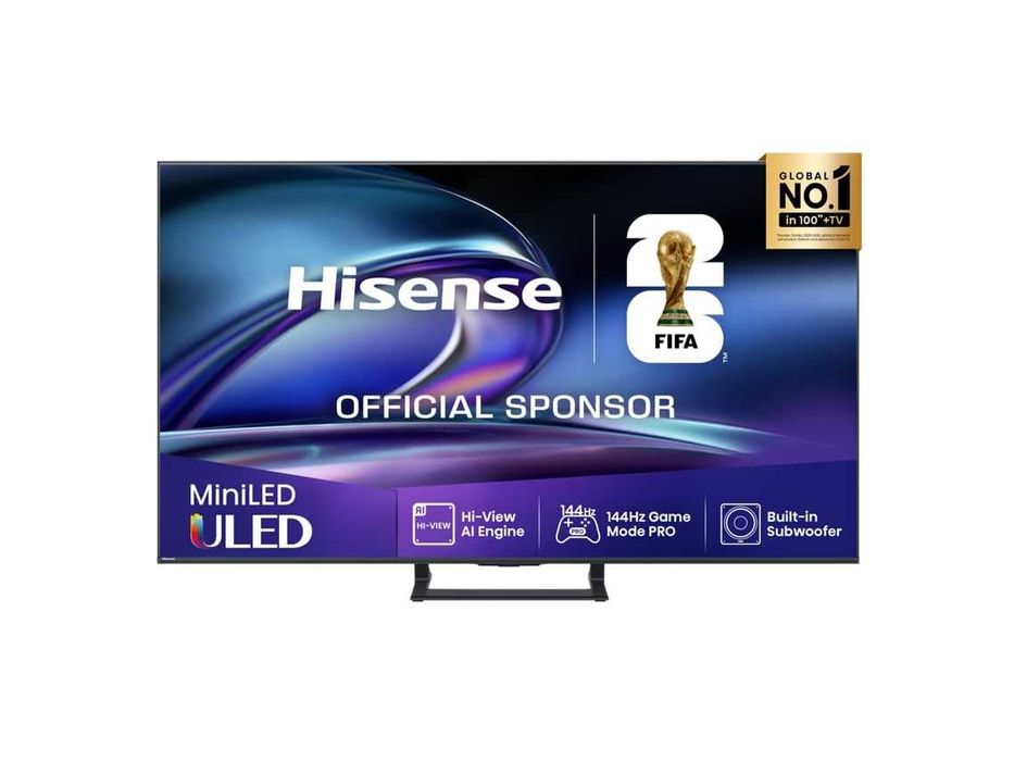 Телевизор Hisense E8Q 55" инча MiniLED ULED 4K 144Hz Чисто нов