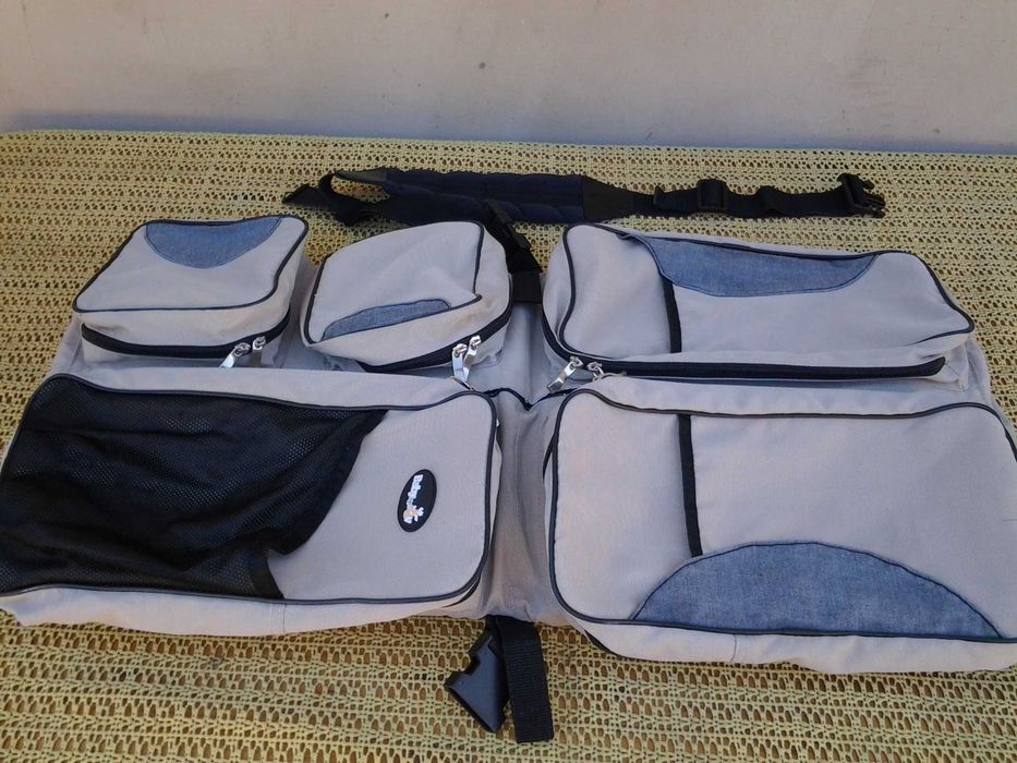 **Landou, 27*20*36 cm, Geanta multifunctionala cu patut pliabil bebe