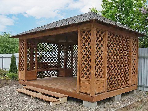 Беседки из дерева
