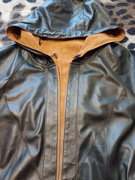 Haina din piele cu 2 fete