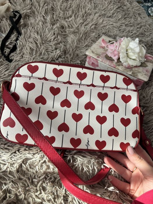 Liu Jo чанта - Бяла с червено