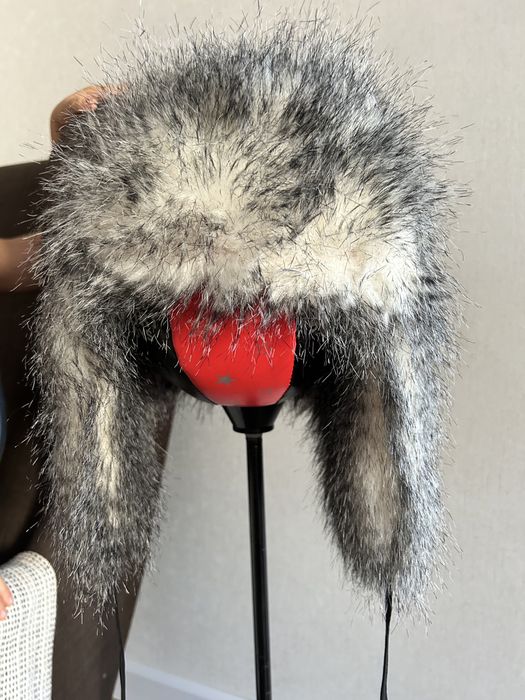 Стильная шапка-ушанка