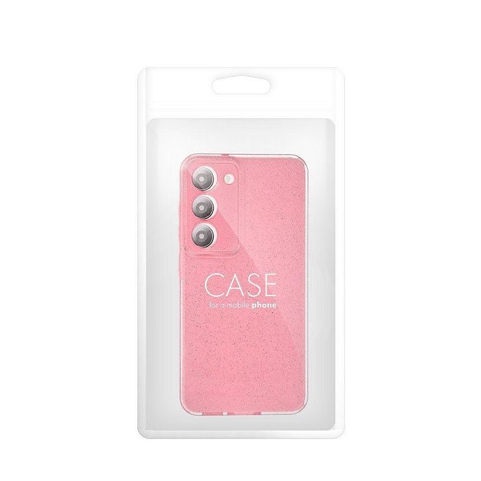 Clear case 2mm blink за samsung a55 5g pink