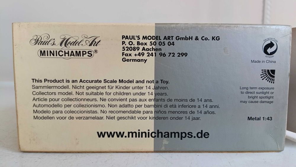 Колекционерски, метални модели Audi на компания Minichamps