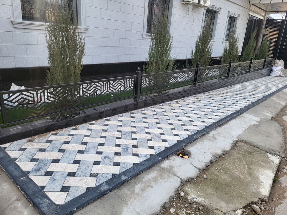 Навес навес хай-тек  ворота хай-тек