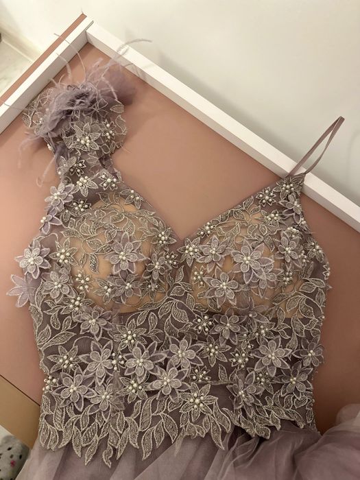 Официална /Бална/ миди рокля, подходяща и за други поводи,р-р ХС