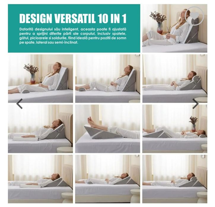 Set 3 Perne Ortopedice Reglabile 10 în 1 Linomag®,