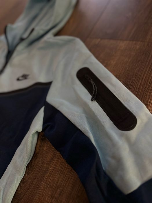 Compleu Nike Tech Fleece Albastru Calitate Premium Bumbac100% (XL)