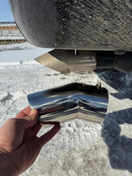 Насадка на глушитель Тойота Прадо 120 gx470