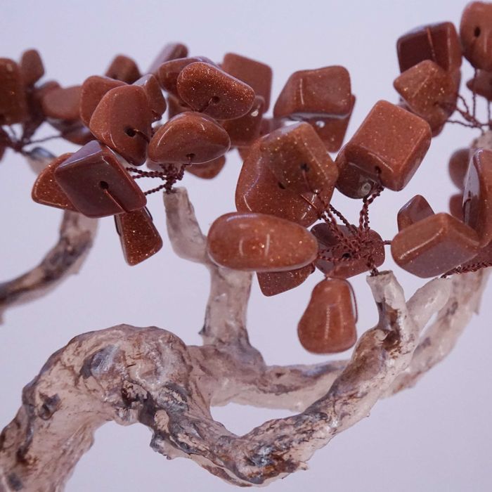 Дърво Слънчев Камък, Подарък Годишнина, Подарък Зодия, Бижу Подарък