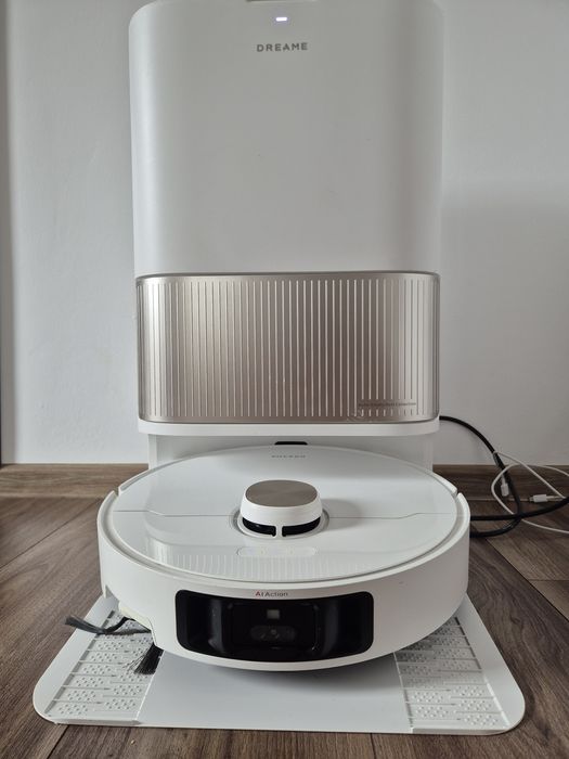 [GARANTIE 1 AN] Aspirator robot Dreame L40 Ultra 11000Pa Statie All-in-One Spalare Mop 65C MopExtend SideReach Brat mobil