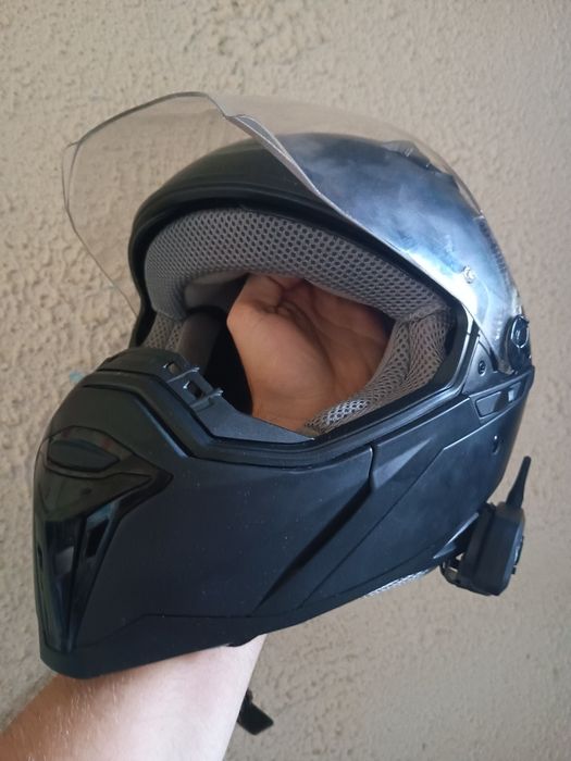 Cască moto Caberg Stunt, Mărimea M, Intercom Ejeas V6 Pro.