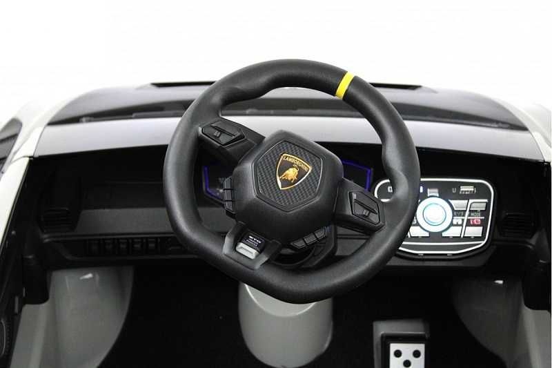 Masinuta electrica copii Lamborghini Huracan Silver cu telecomanda 12v