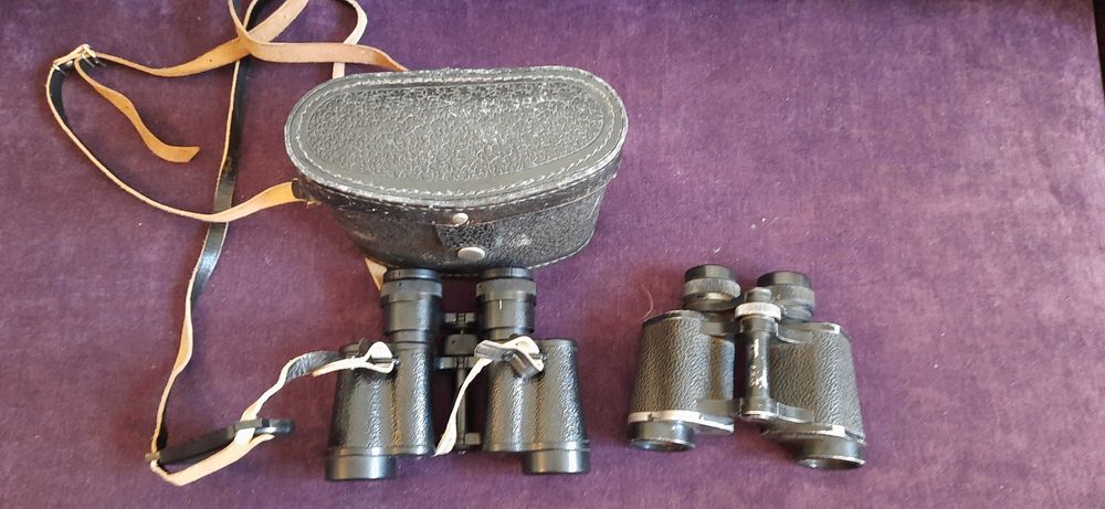 Vând Set 2 Binocluri Originale URSS-Optică Veritabilă, Stare Excelentă