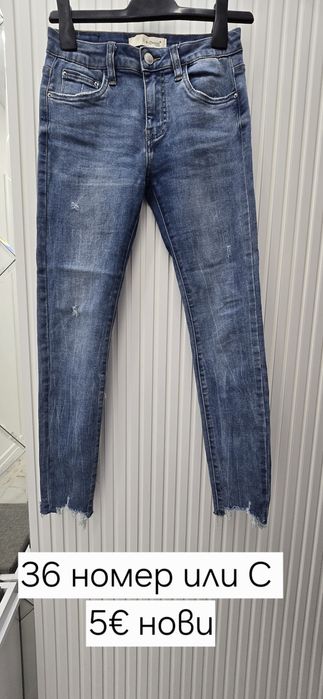 Различни моделчета дънки  НОВИ  8 € бр.